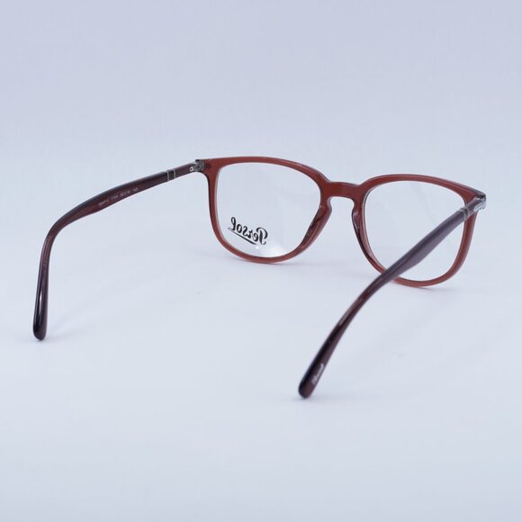Persol PO3240V 1104 Eyeglasses Bordeaux 52mm Square Frame - Picture 5 of 12